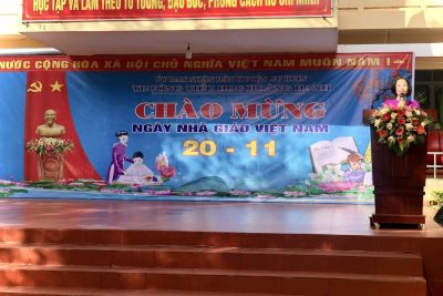 TRƯỜNG TIỂU HỌC HOÀNG HANH HÂN HOAN CHÀO MỪNG NGÀY NHÀ GIÁO VIỆT NAM 20/11