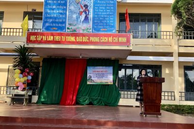 SINH HOẠT CHỦ ĐIỂM CHÀO MỪNG NGÀY THÀNH LẬP QUÂN ĐỘI NHÂN DÂN VIỆT NAM 22/12, NGÀY HỘI QUỐC PHÒNG TOÀN DÂN, PHÒNG CHỐNG TAI NẠN THƯƠNG TÍCH, AN TOÀN GIAO THÔNG VÀ NGÀY HỘI STEM